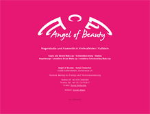 Tablet Screenshot of angel-of-beauty.com